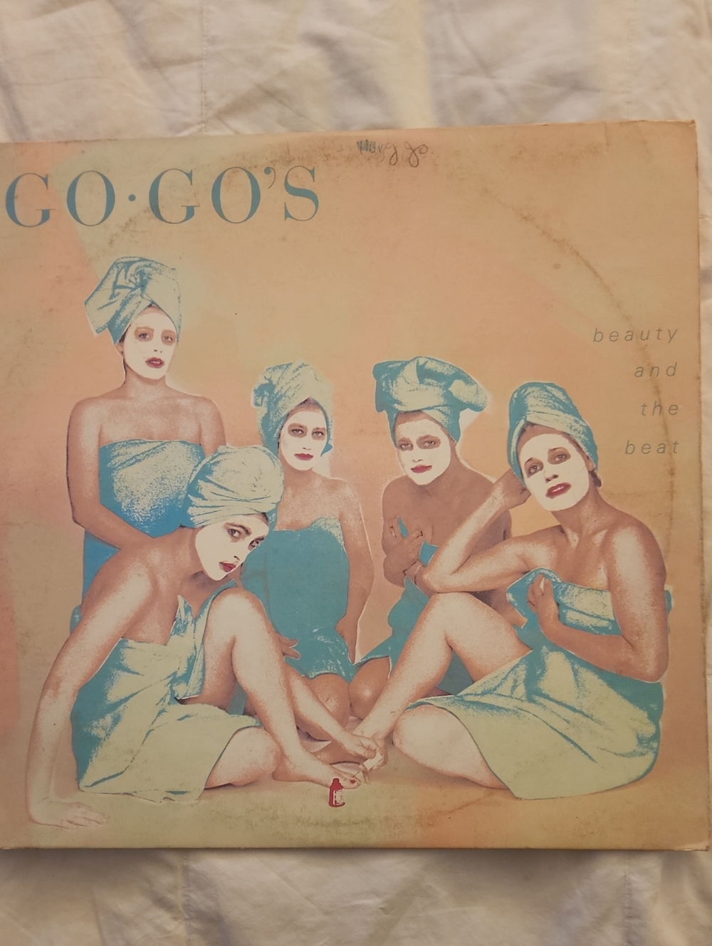 The Go-Gos "Beauty And The Beat" Vinyl Record [Inner Sleeve Torn]